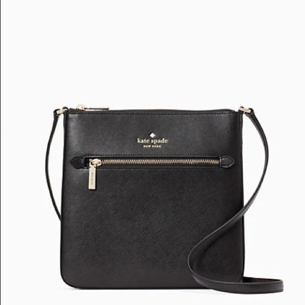 KATE SPADE SADIE NORTH SOUTH CROSSBODY - Black